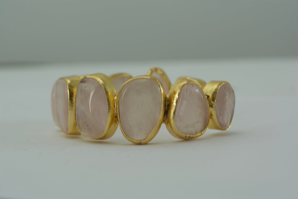 Sculptural Stone Cuff